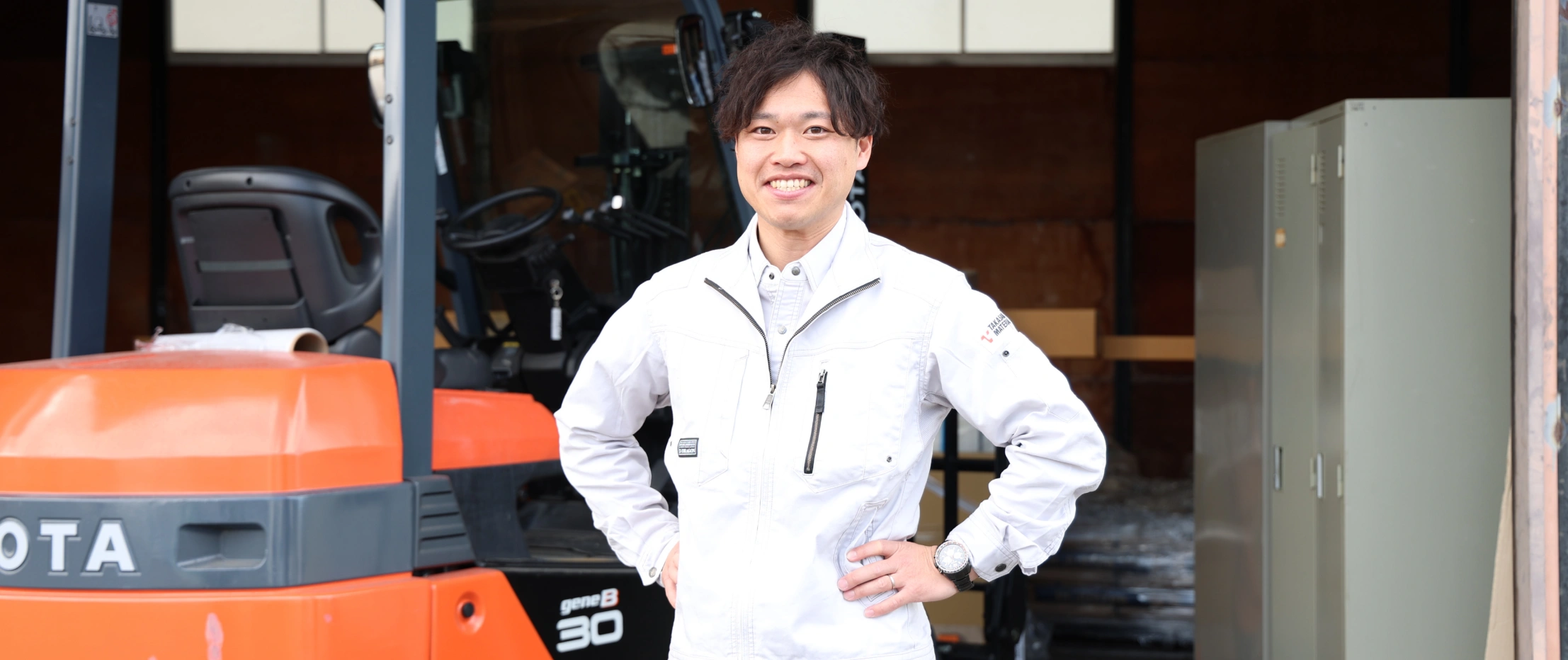 インタビューに答える平林さん